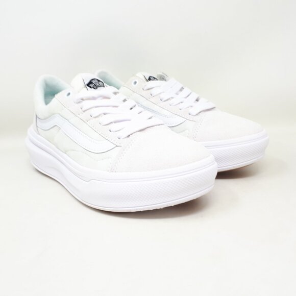Vans Old Skool Overt CC Platform Shoe Sneaker White Check Mens 7.5 / Womens 9 US - Picture 5 of 13